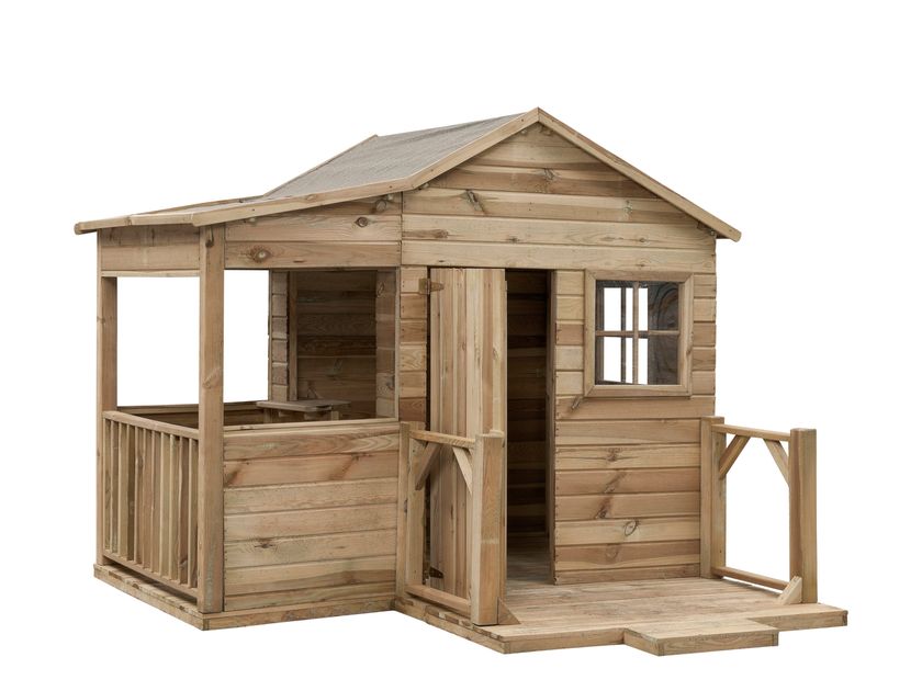 Spielhaus Laura mit Veranda, Freisteller